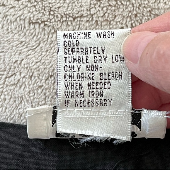 Vintage Theo 90’s Black/Gold/Pearl Checkered Print Sequin Beaded Vest Size M - Picture 8 of 12